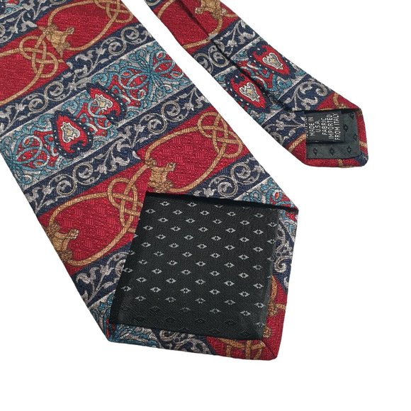 Arden Cravats Mens Necktie Tie Designer Blue Red Accessory Work Office Dad Gift - Picture 5 of 5
